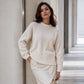 ✨LAST DAY SPECIAL PRICE!!🌺Women's Round-Neck Cable-Knit Loose-Fitting, Breathable Sweater