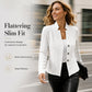 🍁New Fall Collection-Women's Textured Button Down Blazer Jacket