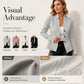 🍁New Fall Collection-Women's Textured Button Down Blazer Jacket