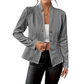 🍁New Fall Collection-Women's Textured Button Down Blazer Jacket