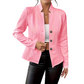 🍁New Fall Collection-Women's Textured Button Down Blazer Jacket