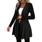 ✨ Effortless Comfort | Women's Textured-Knit Open-Front Cardigan