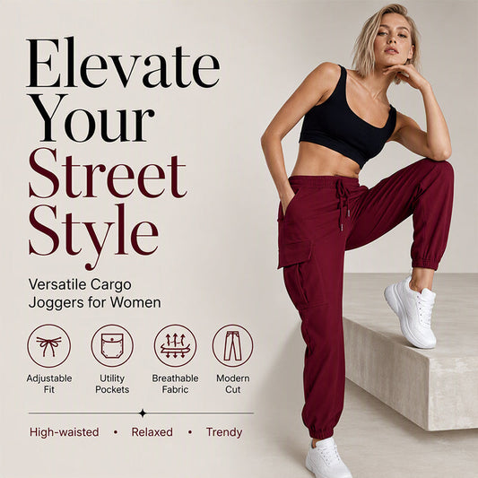 ⏰Last Day Sale 60% Off💃 Women's Casual Drawstring Waist Cargo Pants – Relaxed Utility Style With Comfortable Everyday Fit 👖