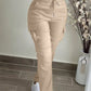⏰Last Day Sale 60% Off💃 Women's Casual Drawstring Waist Cargo Pants – Relaxed Utility Style With Comfortable Everyday Fit 👖