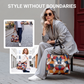 ⏰Last Day Sale 60% Off💃 Women's Geometric Tote Bag – Large Capacity Stylish Handbag For Everyday Elegance👜