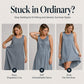 ⏰Last Day Sale 55% Off💃Women's Sleeveless Denim Dress with Asymmetrical Hem