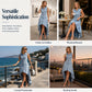⏰Last Day Sale 55% Off💃Women's Sleeveless Denim Dress with Asymmetrical Hem