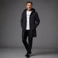 ✨Men's Mid-Length Hooded Windbreaker Jacket – Lightweight Waterproof-Style Outer Layer For Everyday Comfort 🧥