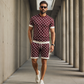 ⌛Limited-Time Offer🛍️Men's Casual Top & Shorts 2-Piece Set