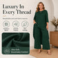 ⏰Last Day 60% Off💃Women's Chic Asymmetrical Top & Wide-Leg Pants Set