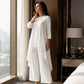 ⏰Last Day 60% Off💃Women's Chic Asymmetrical Top & Wide-Leg Pants Set