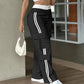 ⏰Last Day Sale 70% Off  👖 Women's Straight-Leg Work Pants with Side Stripes and Multiple Pockets