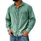 📢📢 59% OFF !! ⏰Men's Vintage Washed Denim Shirt with Pockets
