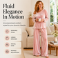 ⭐Women's Off-Shoulder Top & Wide-Leg Pants Set– Effortless Chic Meets Everyday Comfort