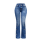 ⏰Last Day Sale 60% Off💃Women High Waisted Distressed Flare Jeans
