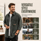 ⌛Limited-Time Offer🛍️Men's Long Sleeve Loose-Fit Utility Shirt