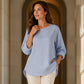 ⌛Limited-Time Offer🛍️Perfect Fit—Women's Casual Striped Long-Sleeve Top