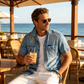 🧥Men's Casual Denim Short Sleeve Shirt