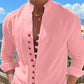 📢📢 70% OFF !! ⏰Men's Casual Stand Collar Long Sleeve Shirt