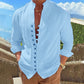 📢📢 70% OFF !! ⏰Men's Casual Stand Collar Long Sleeve Shirt