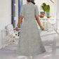 ⌛Limited-Time Offer-Women's Casual Solid Color Zipper Maxi Dress