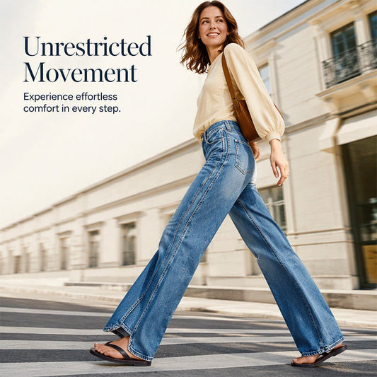 Women's High Waisted Wide Leg Jeans