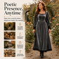👗 Women's Vintage Square Neck Velvet Dress – Timeless Elegance Meets Luxe Comfort