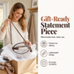 🏈 Game-Day Statement | Women's Clear Football-Shaped Crossbody Bag