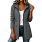 🌧️ Rain-Ready Comfort | Women's Water-Resistant Hooded Drawstring Jacket