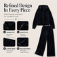Women's Velour Hooded Tracksuit 2 Piece Set