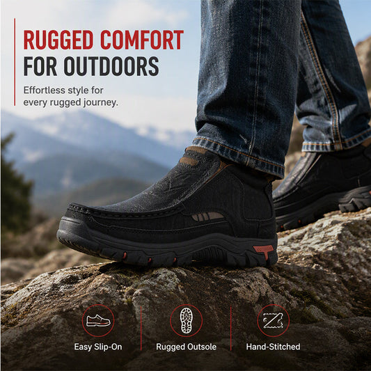 Men's Casual Slip-On PU Leather Shoes