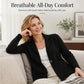 ✨ Blazer Look, Cardigan Comfort | Women's Lapel-Collar Knit Cardigan