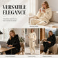 💖 Premium Comfort | Women's Plush Textured Hoodie & Pants 2-Piece Set