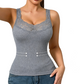 ✨ Lace Detail, Flattering Fit | Women's Ribbed V-Neck Tank Top 🔥 Buy 1 Get 1 Free 🔥