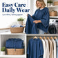 ✨ Easy Everyday Comfort | Women's Relaxed Hooded Denim Pullover