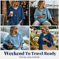 ✨ Easy Everyday Comfort | Women's Relaxed Hooded Denim Pullover