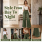 👖 Longer-Looking Legs, Easy Comfort | Women's Vintage High-Waisted Wide-Leg Jeans