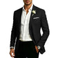 🕴️ Sharp Fit, Easy Comfort | Men's Classic Slim-Fit Two-Button Blazer
