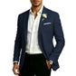 🕴️ Sharp Fit, Easy Comfort | Men's Classic Slim-Fit Two-Button Blazer