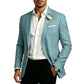 🕴️ Sharp Fit, Easy Comfort | Men's Classic Slim-Fit Two-Button Blazer