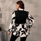 ✨ 2-in-1 Style Made Easy | Women's Floral Layered-Look Collared Pullover
