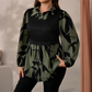 ✨ 2-in-1 Style Made Easy | Women's Floral Layered-Look Collared Pullover