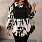 ✨ 2-in-1 Style Made Easy | Women's Floral Layered-Look Collared Pullover