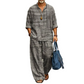 ✨ Easy Style, Zero Matching Hassle | Men's Retro Print Loose-Fit 2-Piece Set