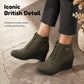 💖 Easy Lift, All-Day Comfort | Women's Wedge Heel Zip-Up Ankle Boots