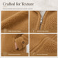 ❄️ Cold-Weather Comfort | Women's Warm Sherpa Fleece Full-Zip Jacket