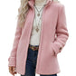 ❄️ Cold-Weather Comfort | Women's Warm Sherpa Fleece Full-Zip Jacket