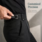 ✨ Timeless Comfort | Men's Pleated Slim-Tapered Pants with Side Adjusters