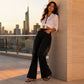 💃 Fringe That Moves With You | Women's High-Waist Flare Jeans