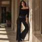 💃 Fringe That Moves With You | Women's High-Waist Flare Jeans